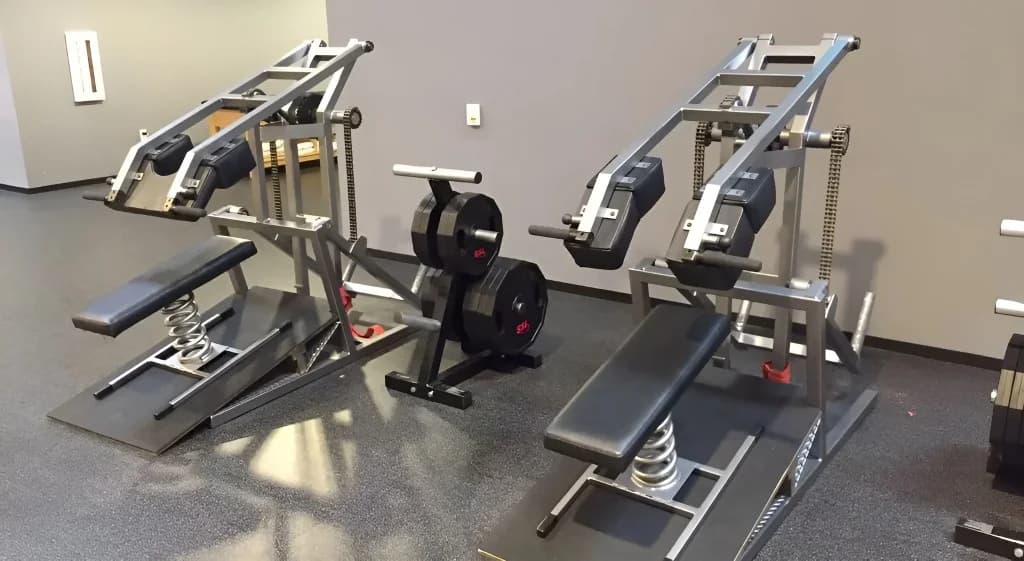 SSL strength training equipment in the Sport Science Lab facility