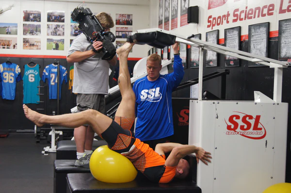 Georges St-Pierre training at Sport Science Lab