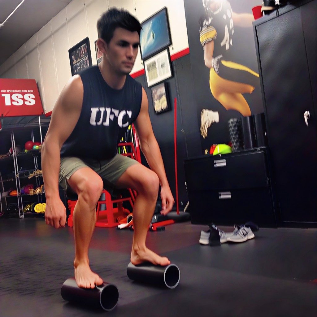 Athlete performing balance and stability training at Sport Science Lab